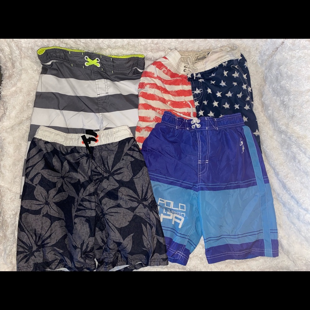 4 Pairs of Boys Swim Trunks